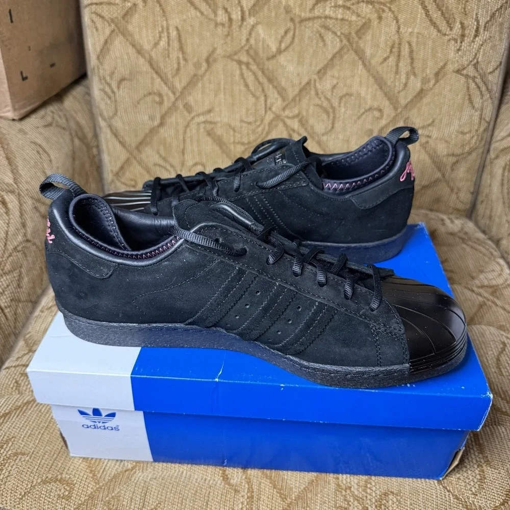 Eddie Huang x adidas Superstar 80s 'Black' F37748 Size 10.5 Men's Huang's World